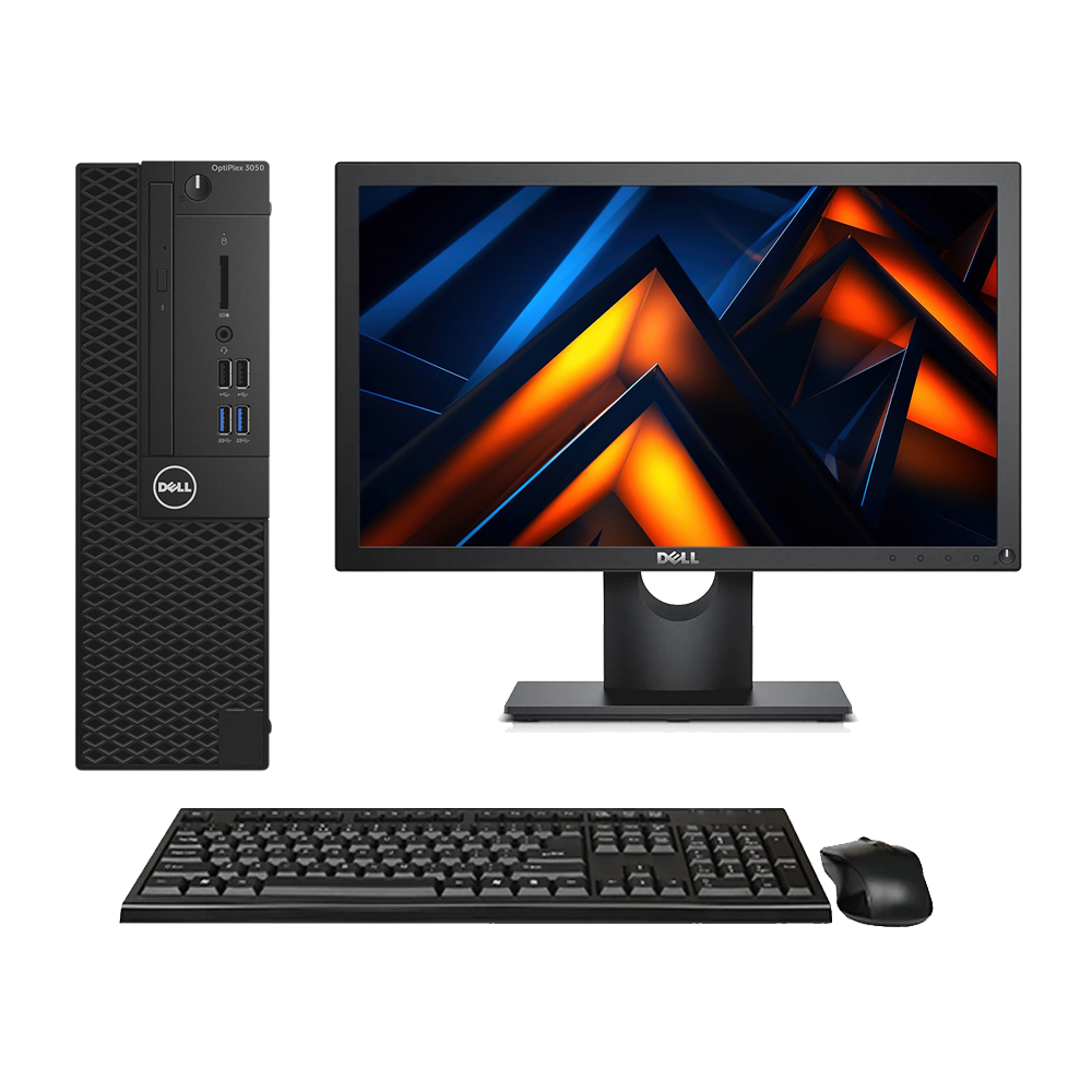 Kit Computador Dell Optiplex 3050 Core i5 6ªGen SSD 240GB 8GB Win 10 Pro + Monitor Dell E1916Hf 19P HD
