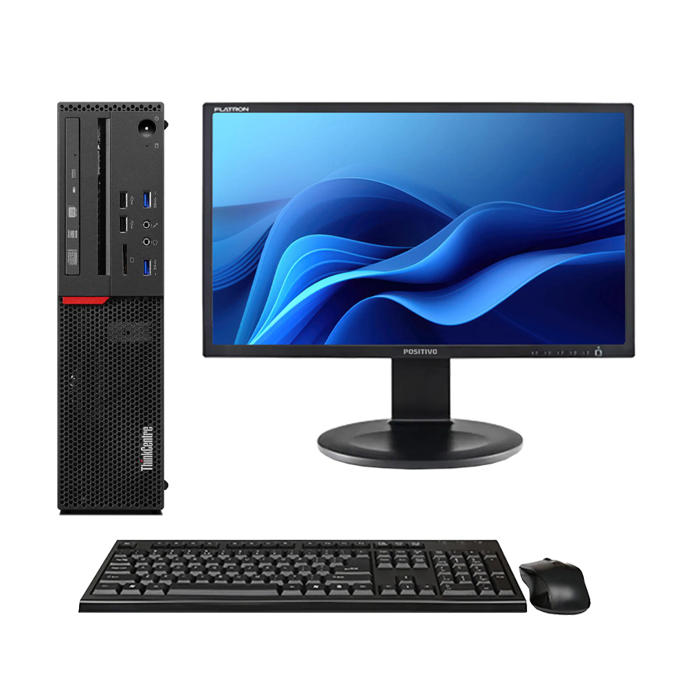 Kit Computador M900 Core i5 6ªGen SSD 240GB 8GB Win 10 Pro + Monitor Positivo E2011PX 20" HD