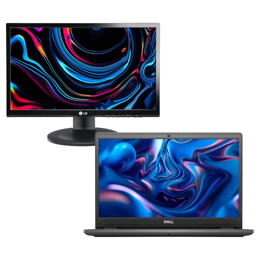 Kit Notebook Dell Latitude 3410 + Monitor LG 22BN550Y-B | Potência