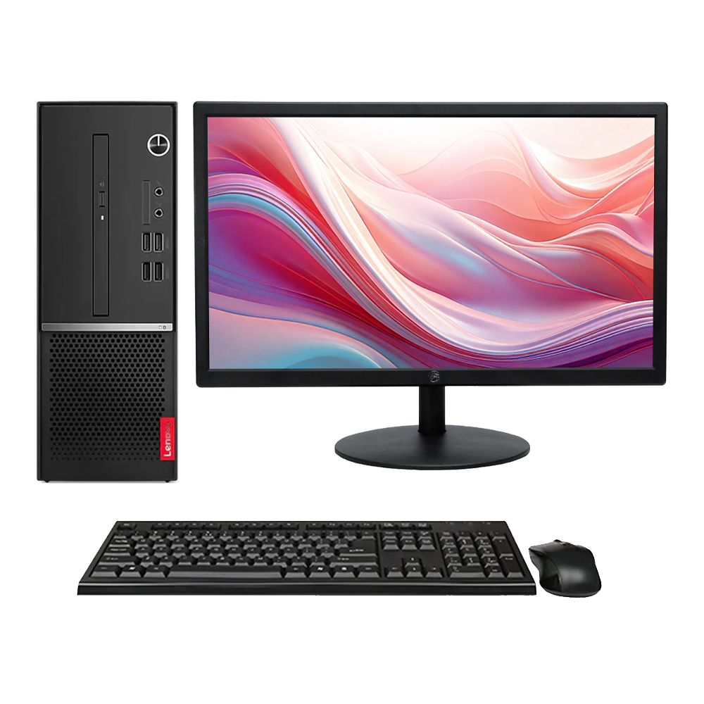 Kit Computador Lenovo V530S Core i3 8&ordf;Gen SSD 240GB 8GB Win 10 Pro + Monitor BrazilPC LED 20BPC-KAN 20P HD image number 0