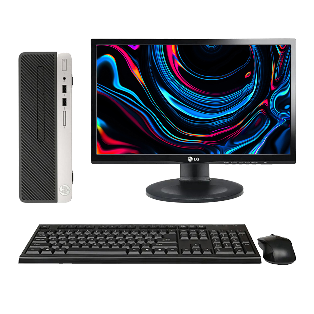 Kit Computador HP Prodesk 400 G4 Core i5 7ªGen SSD 240GB 8GB + Monitor LG 22MP55PJ 22P