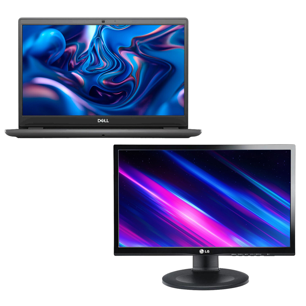 Notebook Dell Latitude 3410 Core i5 10ªGen SSD 256GB 8GB + Monitor LG 20" 20M35PD image number 0