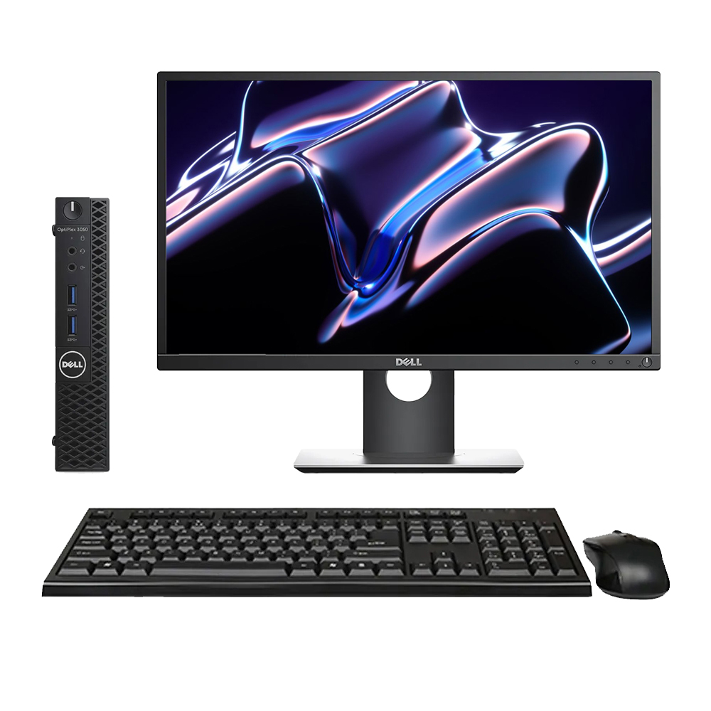 Kit Computador Dell Optiplex 3050 Core i5 7ªGen SSD 240GB 8GB Win 10 Pro + Monitor Dell P2217HC 22P Full HD