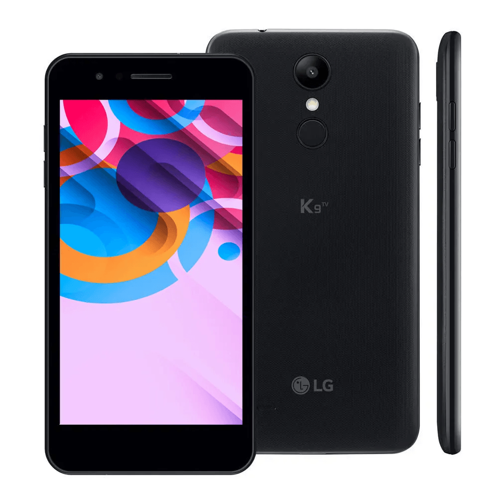 LG K9TV 16GB Quad-Core Dual Chip 4G Preto image number 0