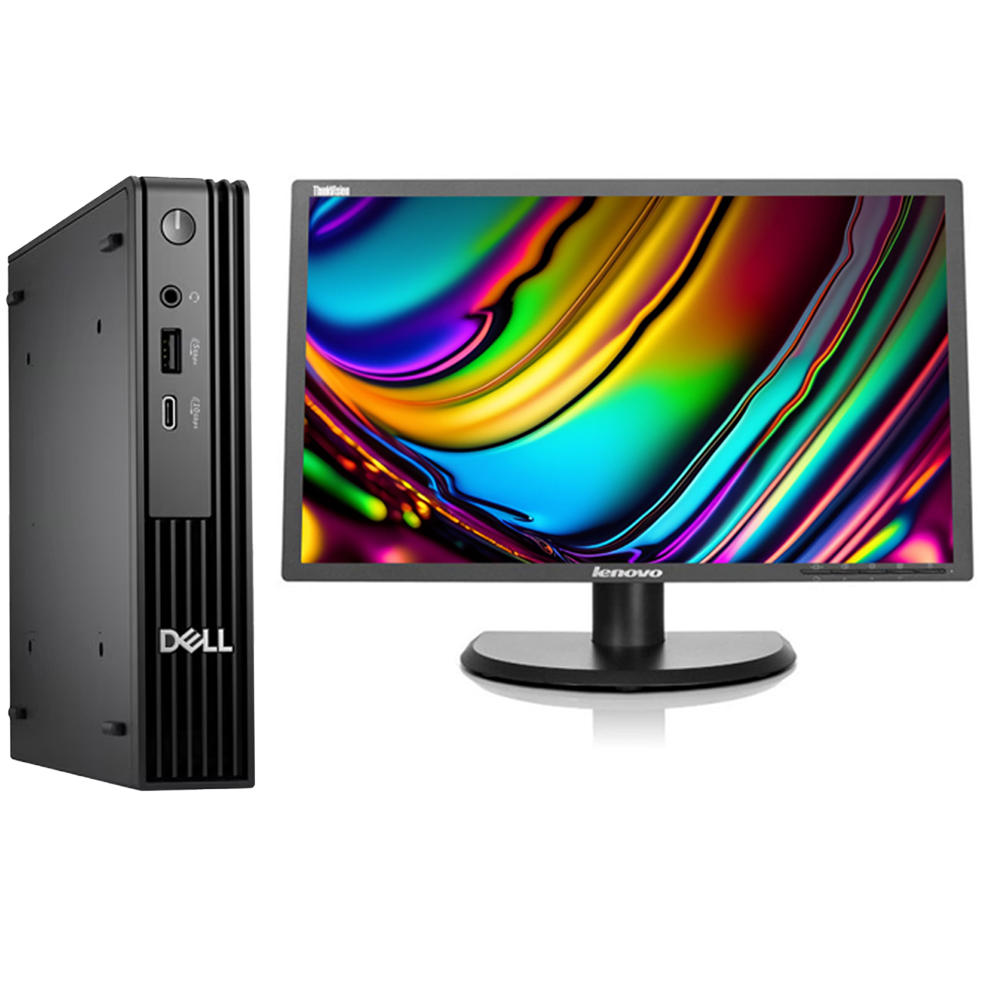 Computador Dell OptiPlex 7060 i5 8GB RAM SSD 240GB  Windows 11 Pro TPM  Micro + Monitor Lenovo 20