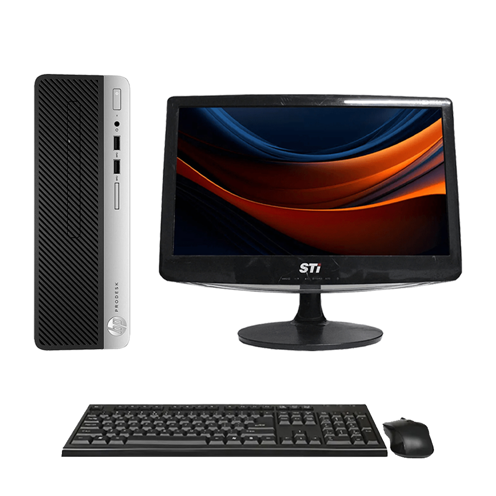 Computador HP Prodesk 400 G5 Core I3 8°Gen SSD 256GB 8GB + Monitor 19" Semp Toshiba MLC1941W image number 0