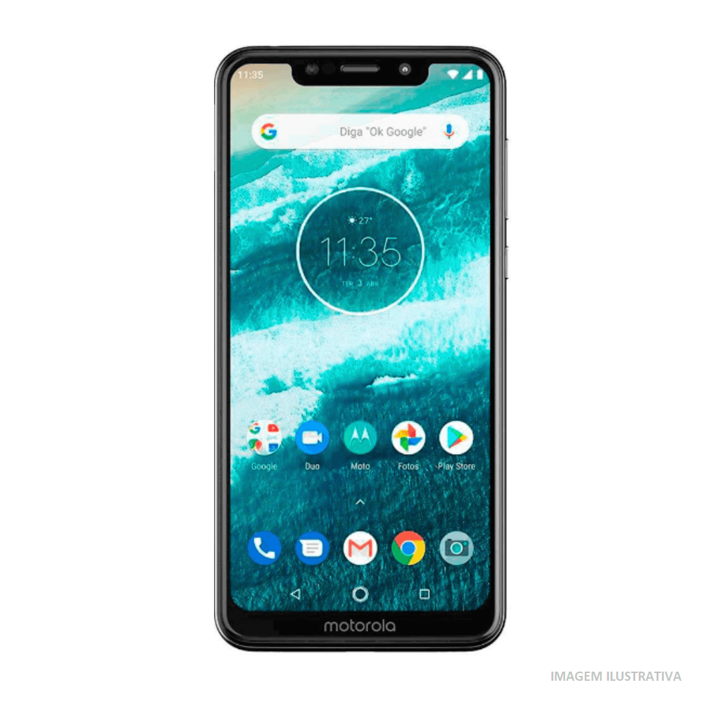 Motorola Moto One 64GB - Branco image number 1
