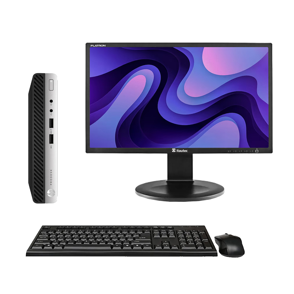 Kit Computador HP Prodesk 400 G3 Core i3 7ªGen SSD 240GB 8GB +