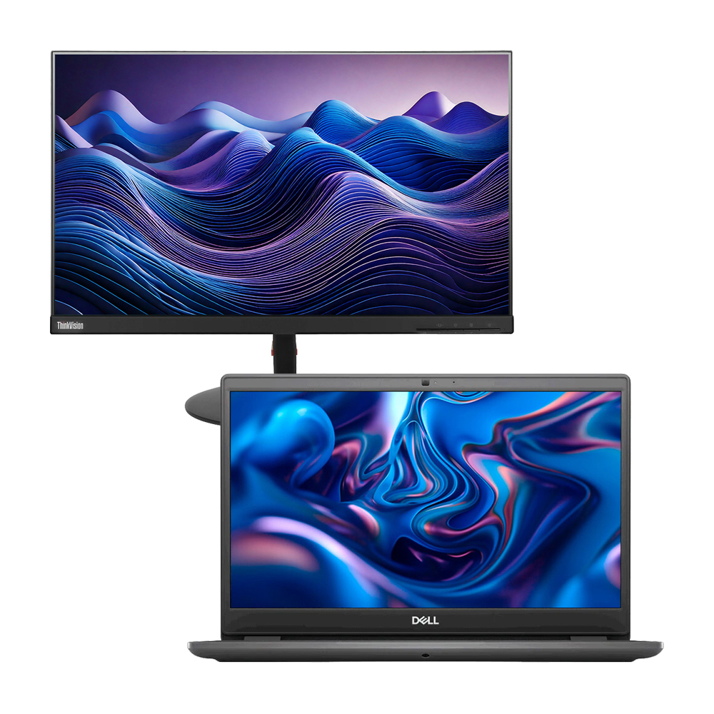 Kit Notebook Dell Latitude 3410 Core i5 10ªGen SSD 240GB 8GB + Monitor Lenovo T22I-10 22P Full HD